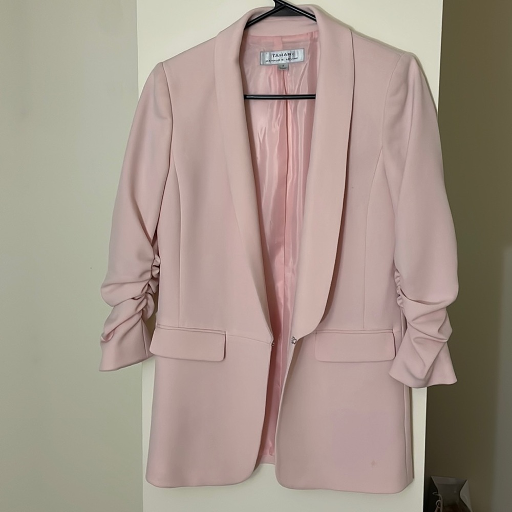 Tahari Pink Office Blazer